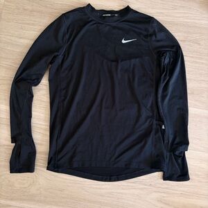 Nike Dri-Fit long sleeve black top
